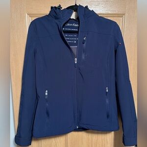 Calvin Klein Soft Shell Jacket with Detachable Hood